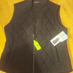 Free Country Black Quilted Vest